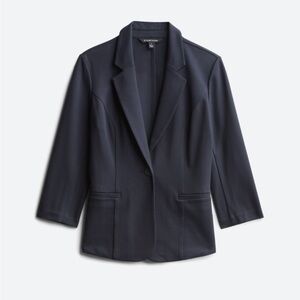 Shania Peplum Back Ponte Blazer (size l)